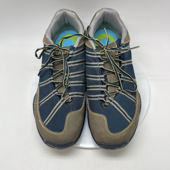 Kuru Chicane Sneakers Mens 13 Brown Blue Athletic Running Suede Shoes - Picture 2 of 10